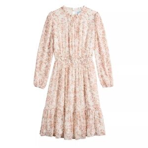 Draper James RSVP Long-sleeve Floral Tiered Midi Dress